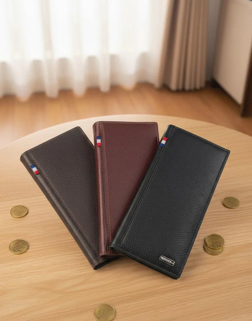Premium Long Leather Wallet – Designed for Modern Gentlemen